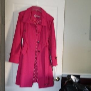 Guess trenchcoat with removable hood